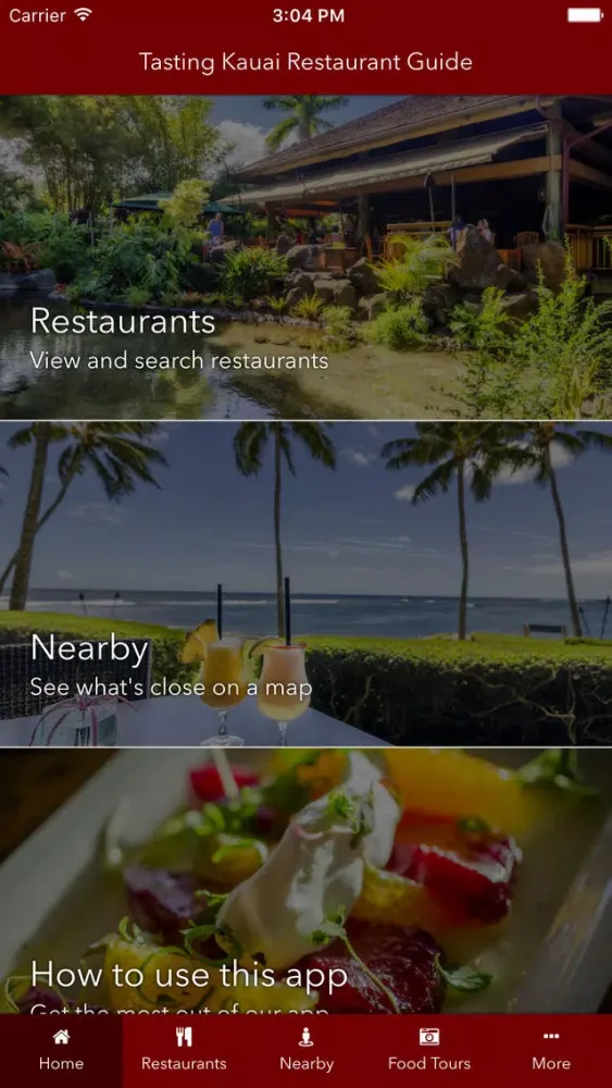 Tasting Kauai Restaurant Guide स्क्रीनशॉट