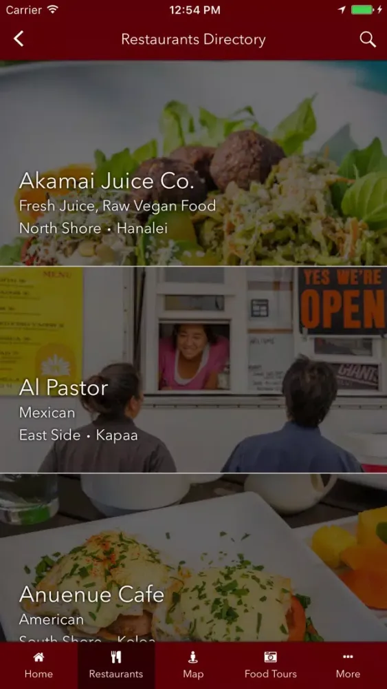 Tasting Kauai Restaurant Guide स्क्रीनशॉट