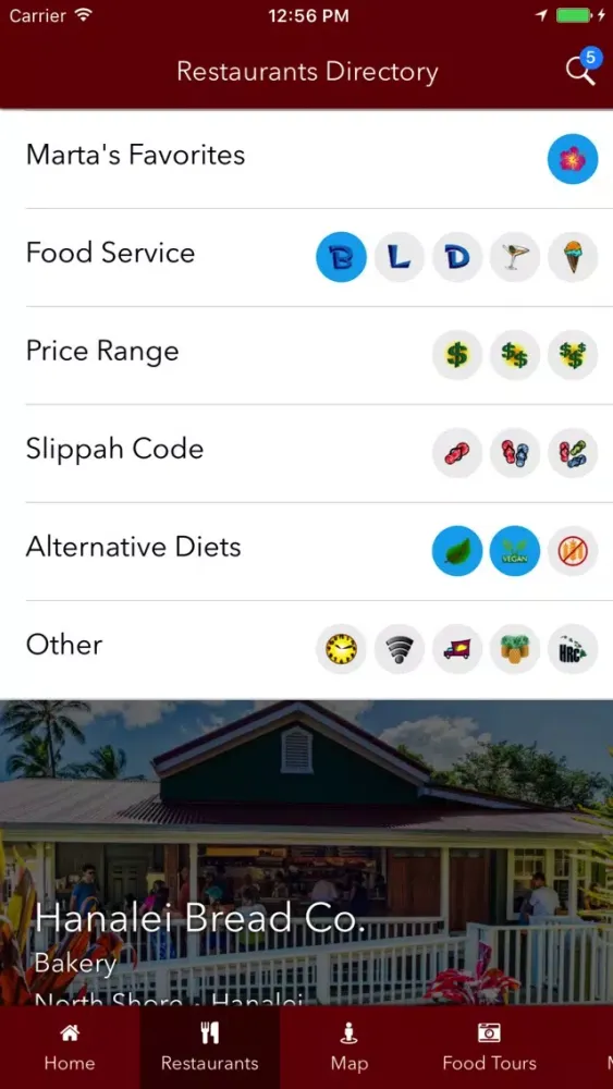 Tasting Kauai Restaurant Guide स्क्रीनशॉट