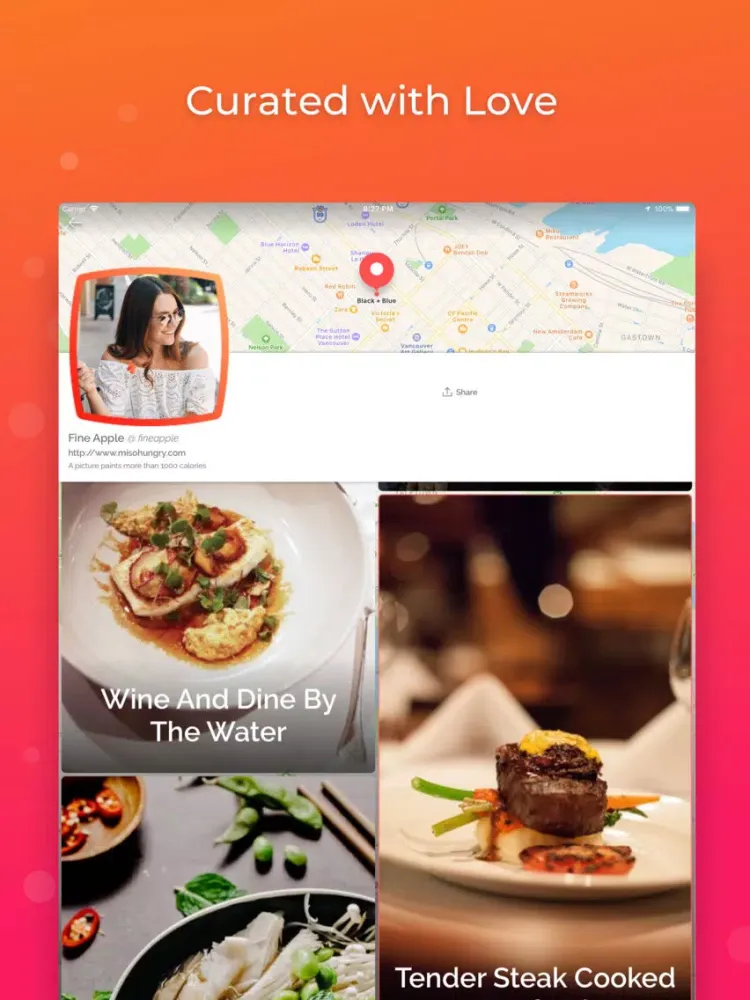 Tastory: Vancouver Wine & Dine iPad 应用截图