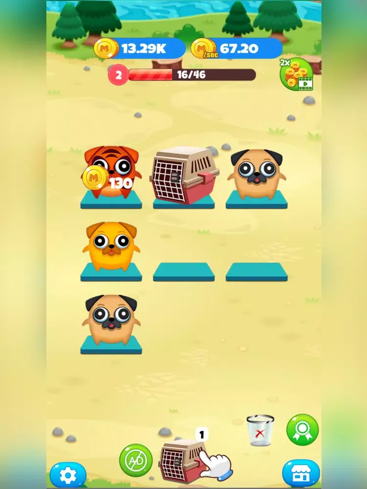 Capturas de tela do Merge Dogs : Idle Game iPad 