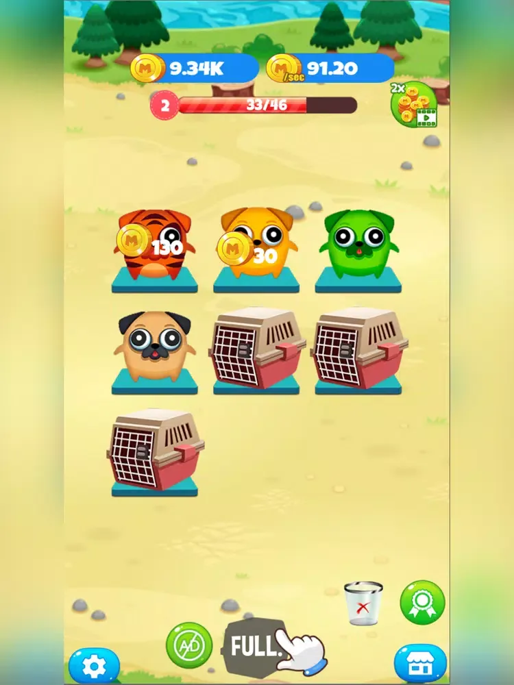 Capturas de tela do Merge Dogs : Idle Game iPad 