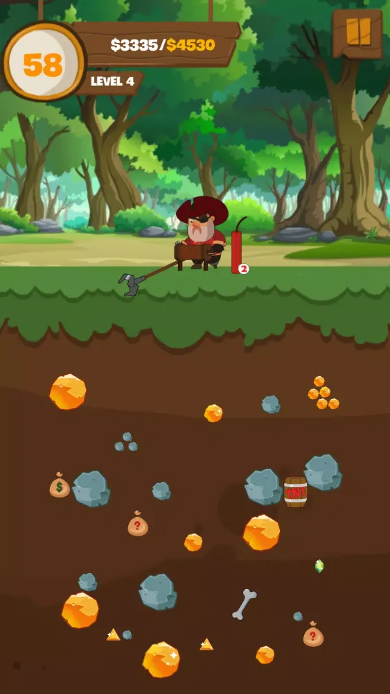 Tangkapan skrin Gold Miner