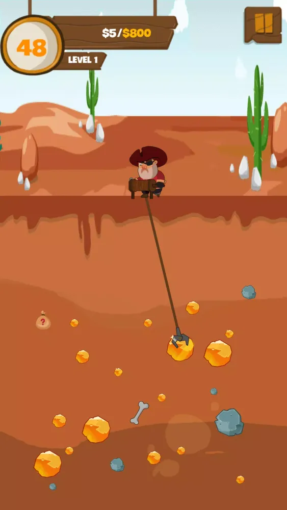 Tangkapan skrin Gold Miner
