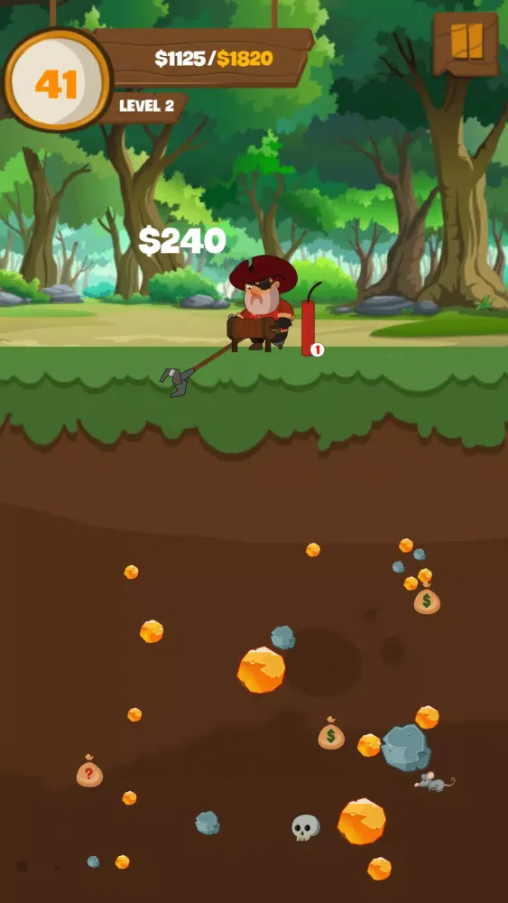 Tangkapan skrin Gold Miner