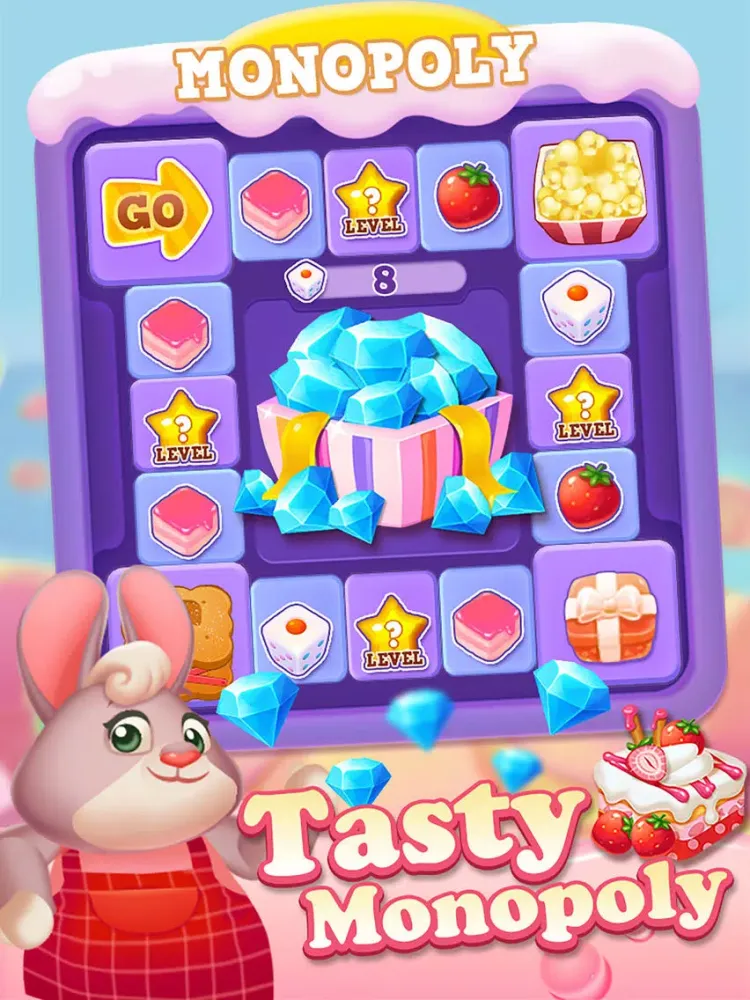Tangkapan skrin Tasty Treats - A Match 3 Game iPad 