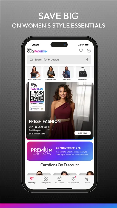 Tata CLiQ Fashion Shopping App スクリーンショット