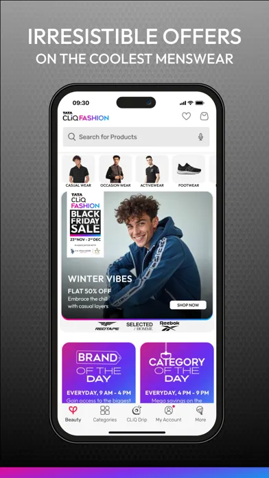 Tata CLiQ Fashion Shopping App スクリーンショット