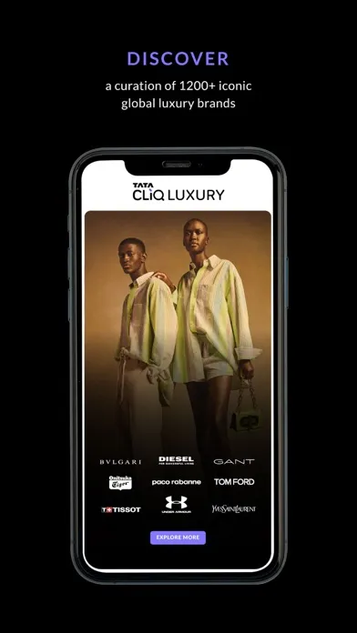 Zrzuty ekranu Tata CLiQ Luxury Shopping App