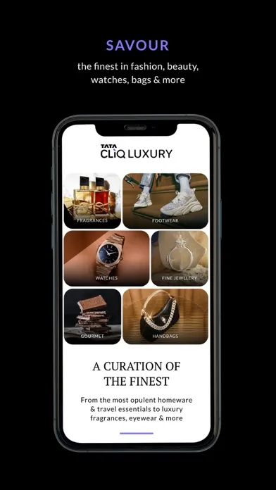 Zrzuty ekranu Tata CLiQ Luxury Shopping App