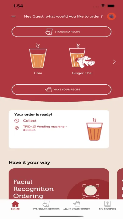 Tangkapan layar Tata Cha Vending