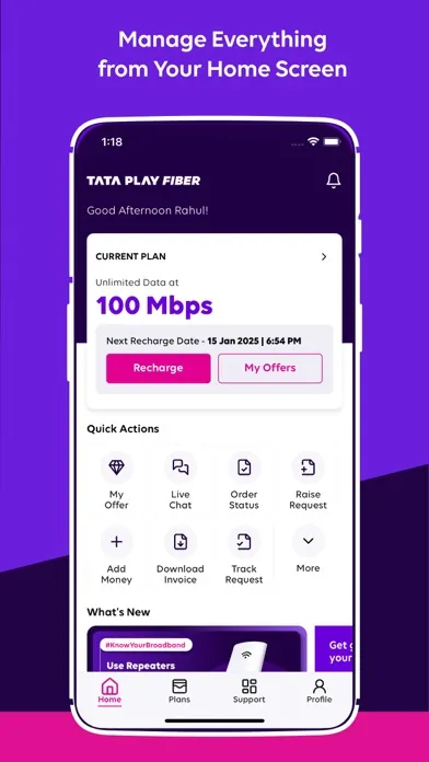 تصاویر Tata Play Fiber