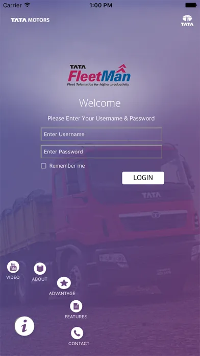 Tangkapan skrin Tata FleetMan