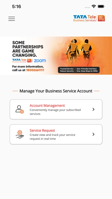 Zrzuty ekranu Tata Tele iManage