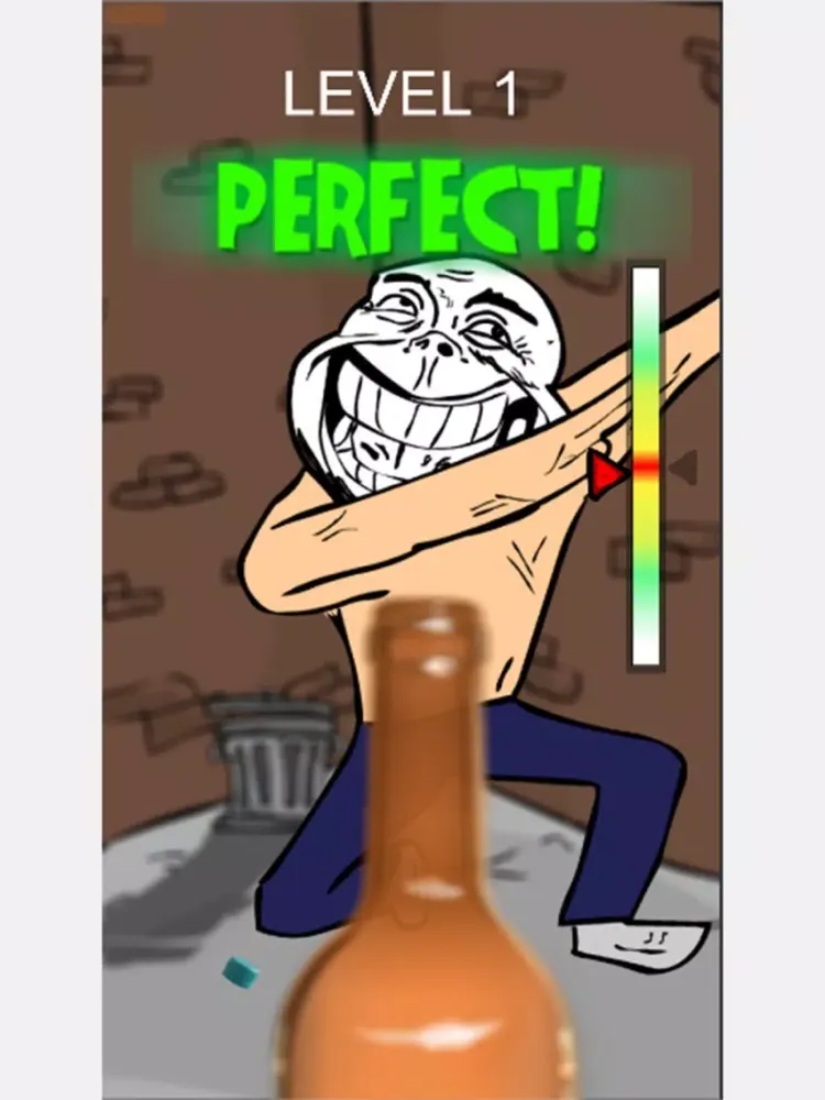 Troll Bottle Kick Challenge iPad  स्क्रीनशॉट