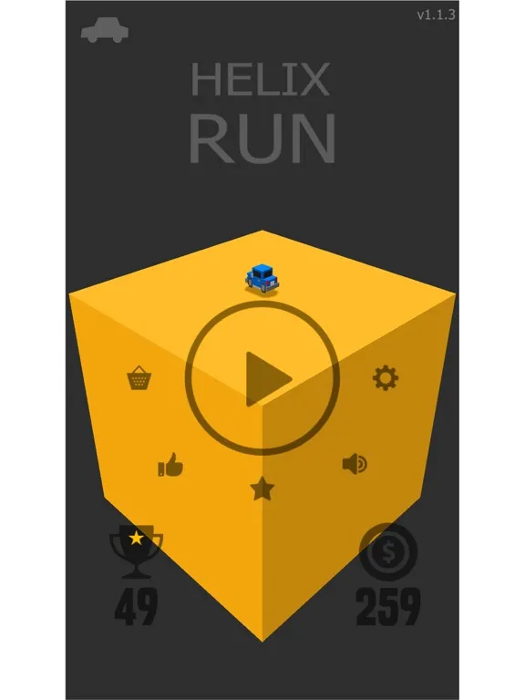 ภาพหน้าจอของ Helix Run - Blocky road iPad 