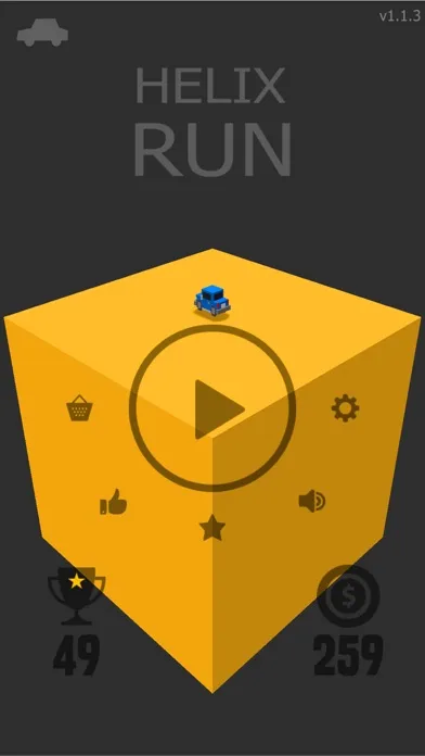 ภาพหน้าจอของ Helix Run - Blocky road