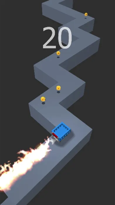 ภาพหน้าจอของ Helix Run - Blocky road