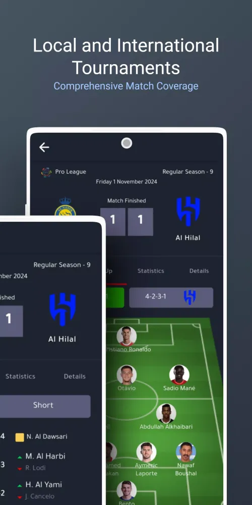 Saudi League Screenshots
