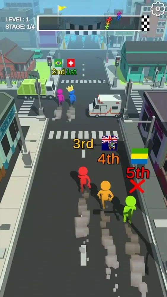 Zrzuty ekranu Crossy Run