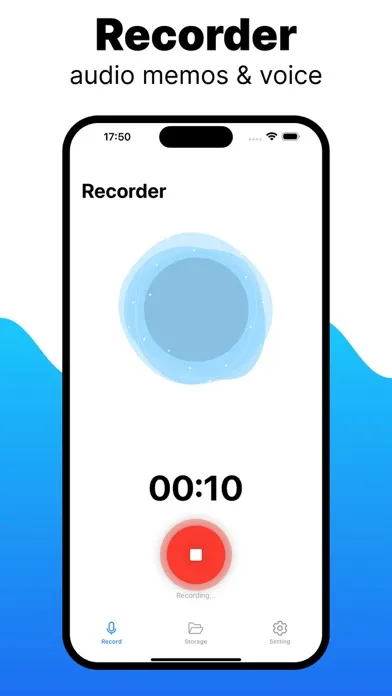 Voice Memos App Screenshots