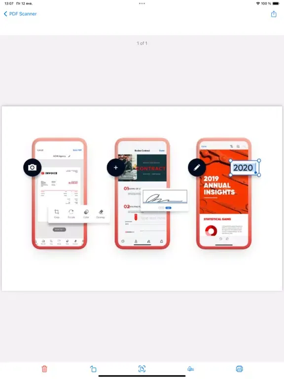 Scan Documents, Photos, Papers iPad  Screenshots