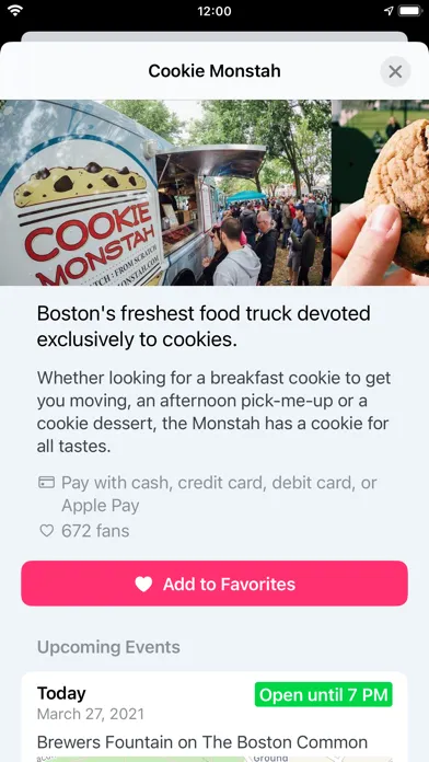 ภาพหน้าจอของ Street Food Boston