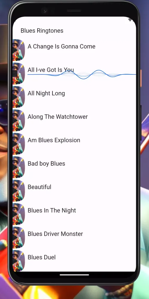 Tangkapan layar Blues Ringtones