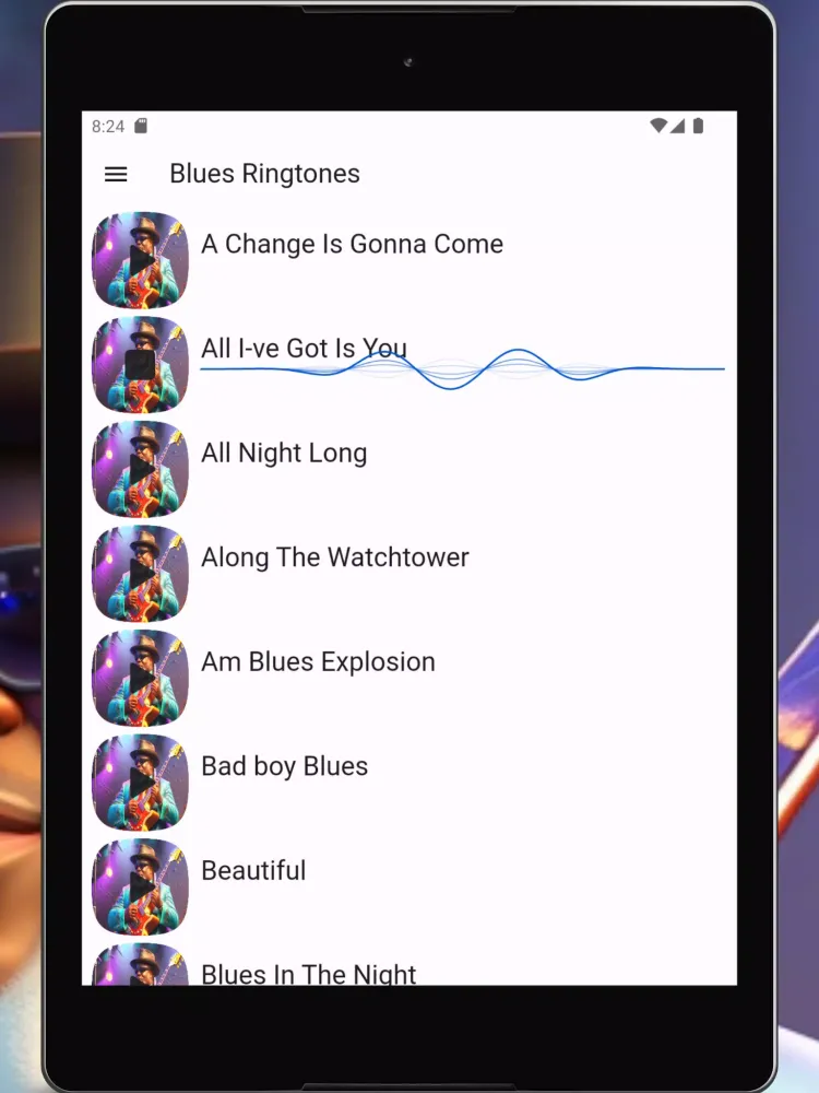 Tangkapan layar Blues Ringtones
