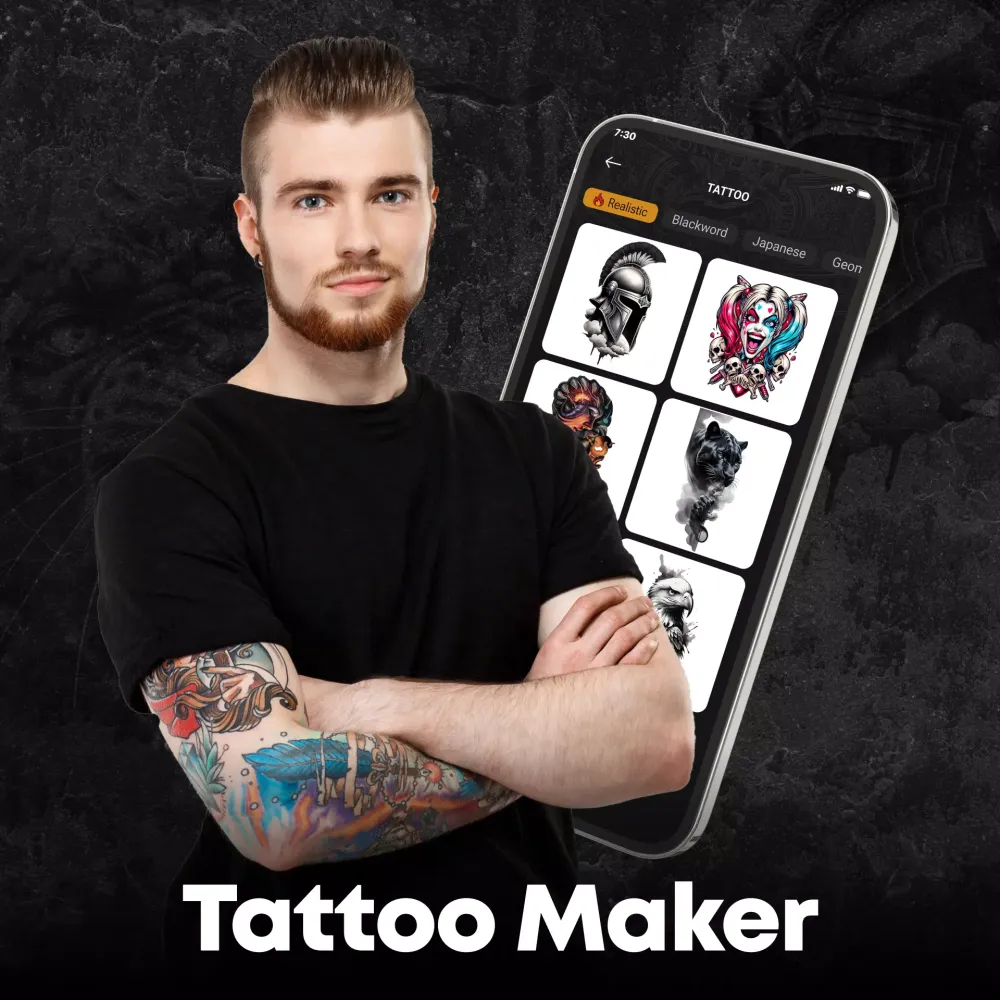 ภาพหน้าจอของ Tattoo Maker - Tattoo Design