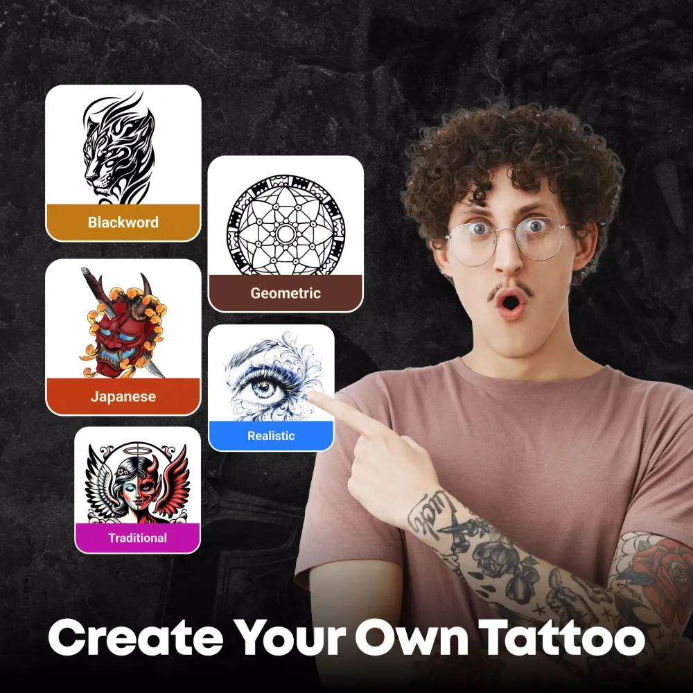 ภาพหน้าจอของ Tattoo Maker - Tattoo Design
