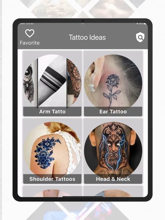 Tattoo Designs - Tattoo Maker iPad  Screenshots