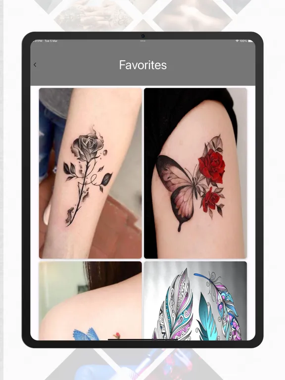 Tattoo Designs - Tattoo Maker iPad  Screenshots