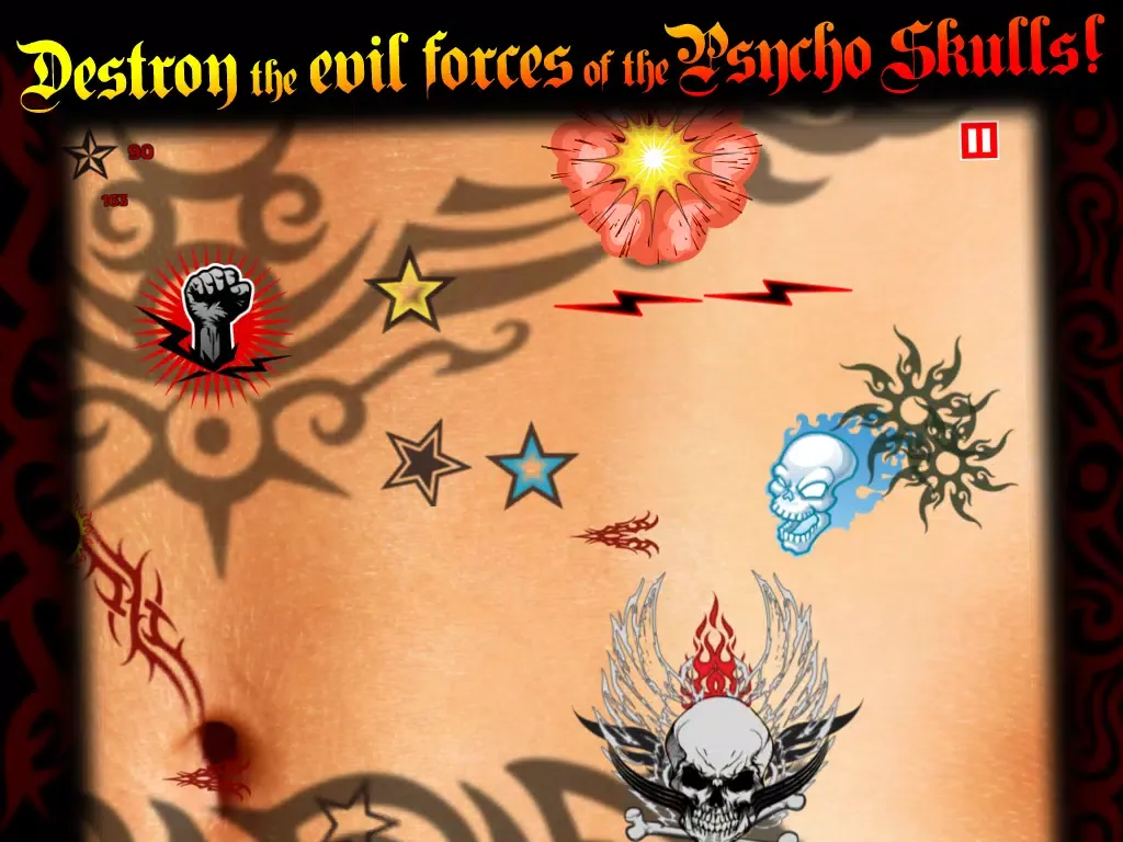 Tattoo Design Battle: Tatoos Tribal War Games - FREE iPad  سکرین شاٹس
