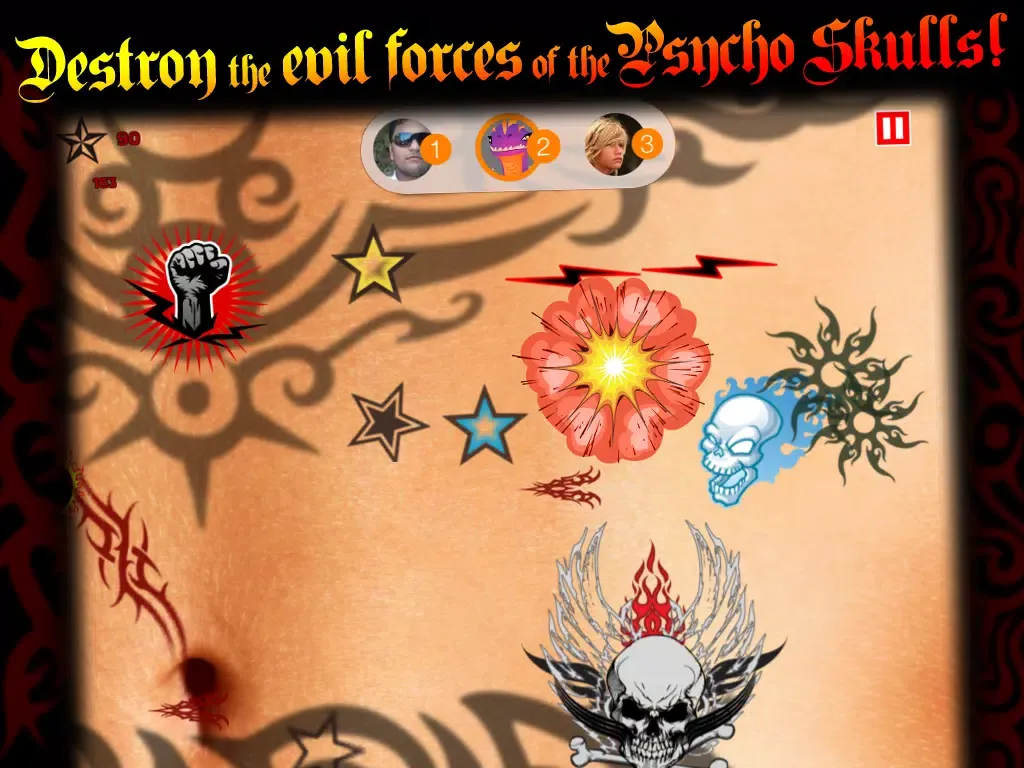 Zrzuty ekranu Tattoo Design Battle 2: Multiplayer Tatoos Tribal War Games - FREE iPad 