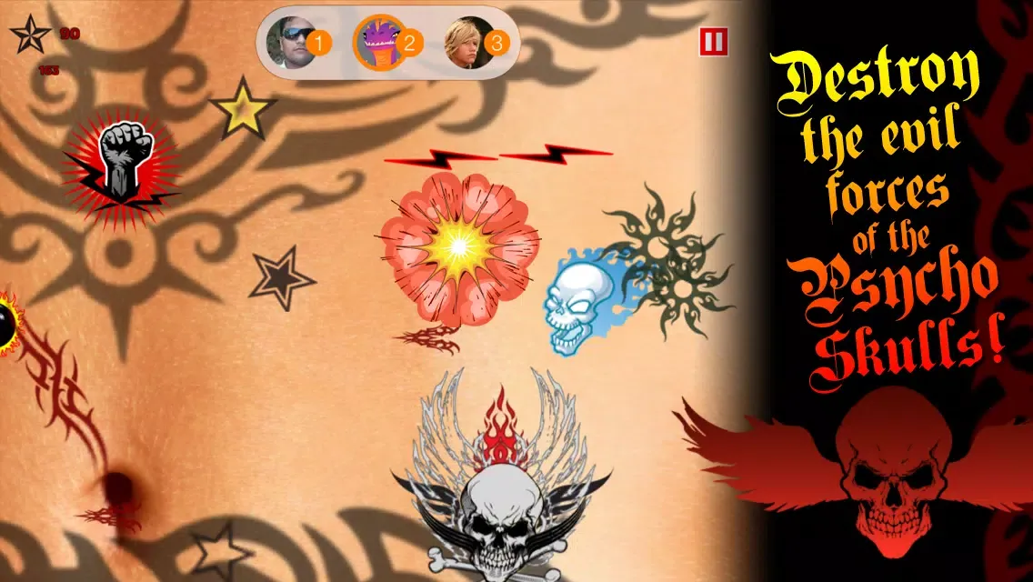 Zrzuty ekranu Tattoo Design Battle 2: Multiplayer Tatoos Tribal War Games - FREE