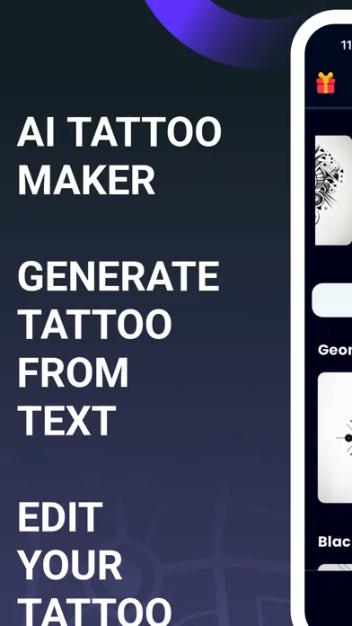 Ai Tattoo Generator, Maker App Screenshots