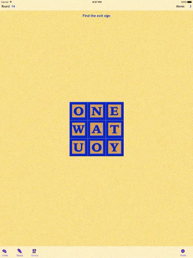 Capturas de tela do Word Wad iPad 