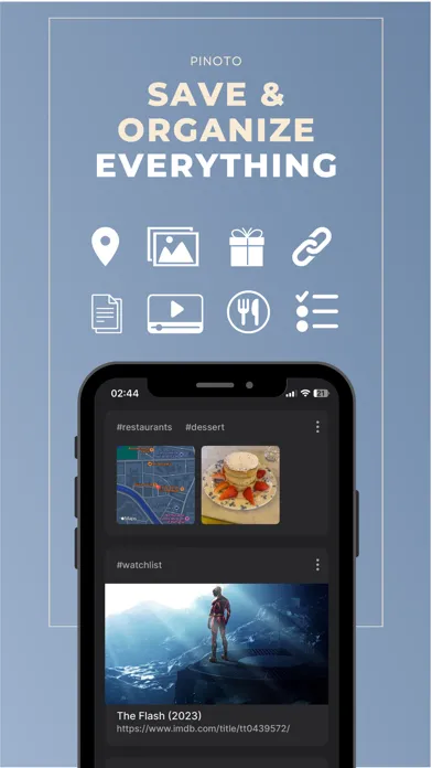 Pinoto - save and organize Screenshots