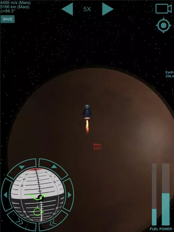 Capturas de tela do Space Rocket Flight iPad 