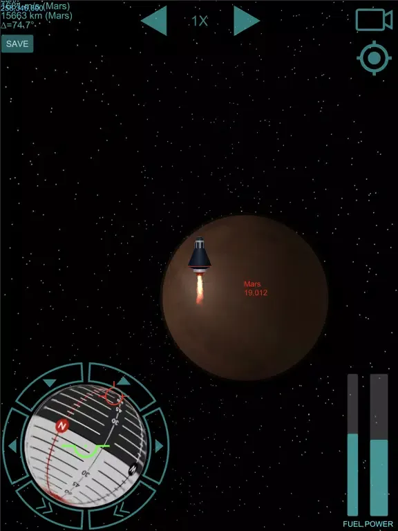 Capturas de tela do Space Rocket Flight iPad 