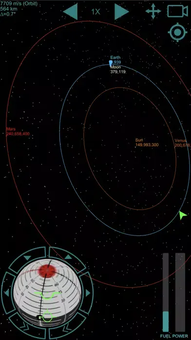 Capturas de tela do Space Rocket Flight