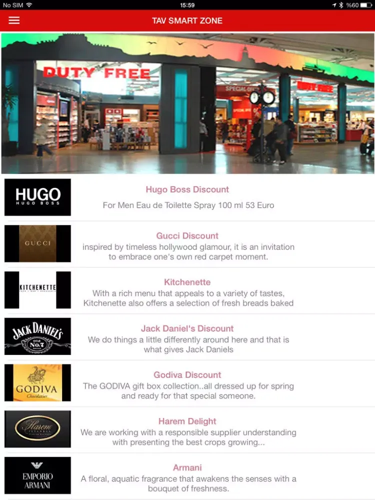 TAV SmartZone iPad 应用截图