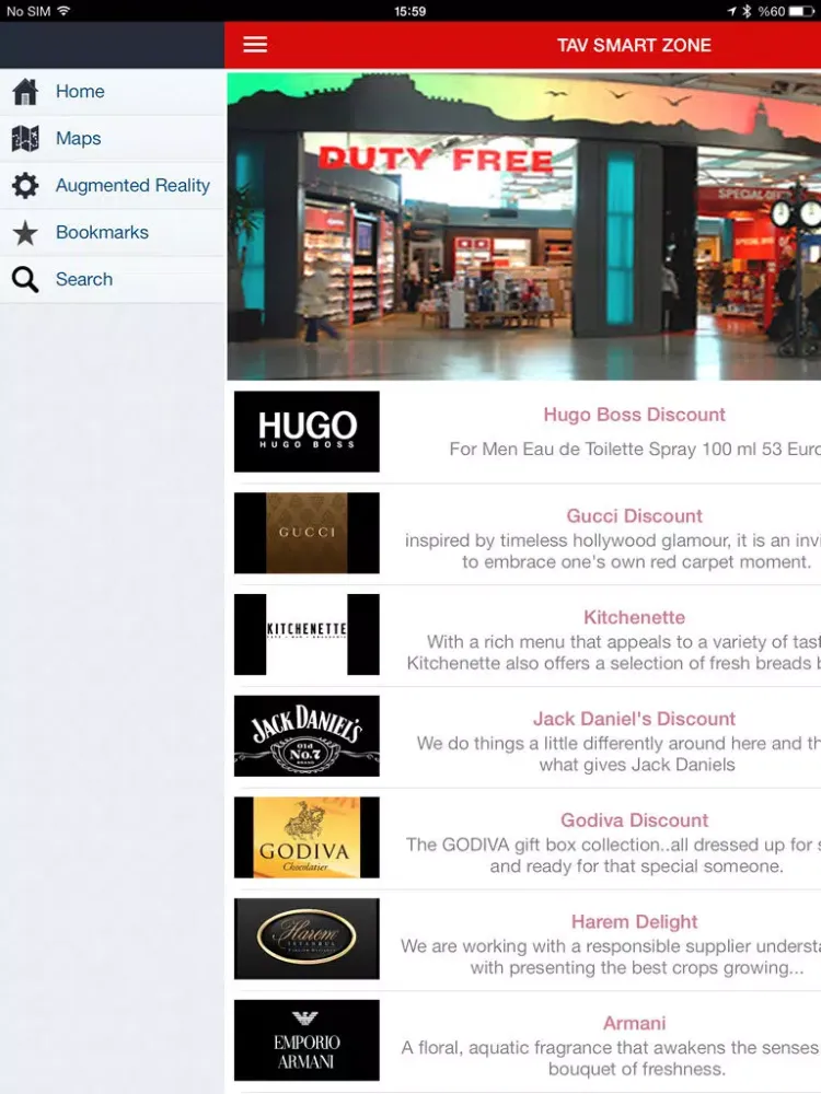 TAV SmartZone iPad 应用截图