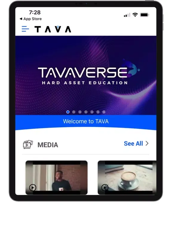 Tangkapan skrin Tava Connect iPad 