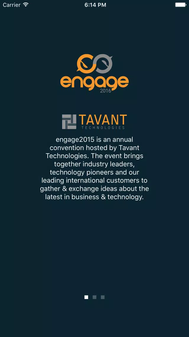 Tavant engage2016 سکرین شاٹس