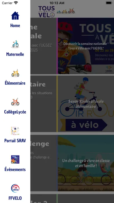Скриншоты Tous à Vélo avec l'UGSEL
