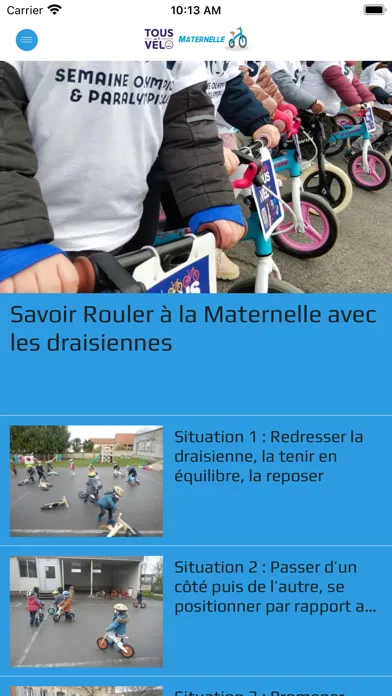 Скриншоты Tous à Vélo avec l'UGSEL
