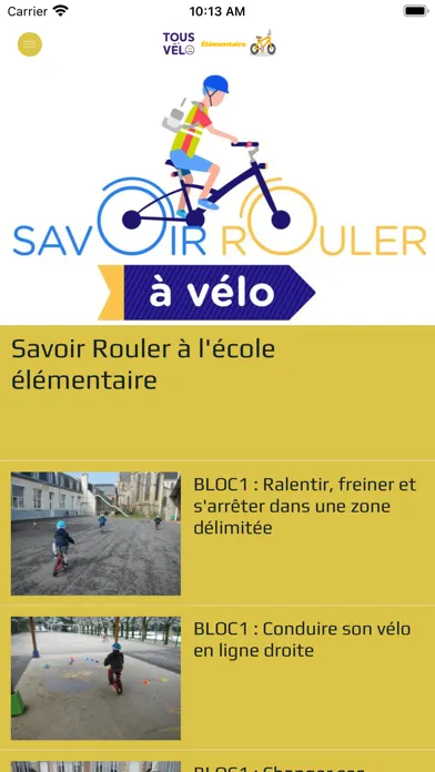 Скриншоты Tous à Vélo avec l'UGSEL