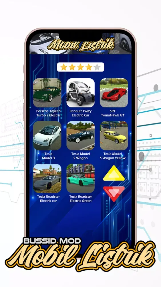 Bussid Mod Mobil Listrik স্ক্রিনশট